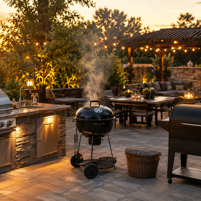 Gas vs. Charcoal vs. Pellet Grill: Which Is Best for an Airbnb Outdoor Kitchen?