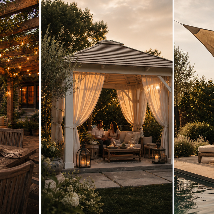 Pergola vs. Gazebo vs. Shade Sail: Which Outdoor Structure Is Actually Worth It for Your STR?