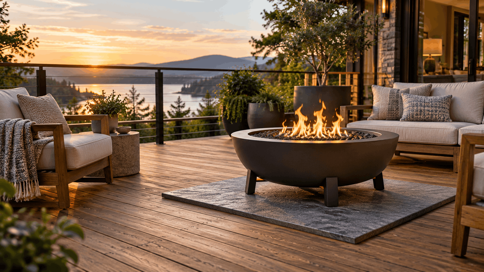 Can You Put a Fire Pit on a Wood Deck?