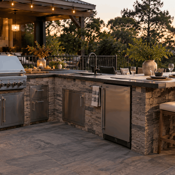 L-Shaped Outdoor Kitchens: Cost and What Else Fits