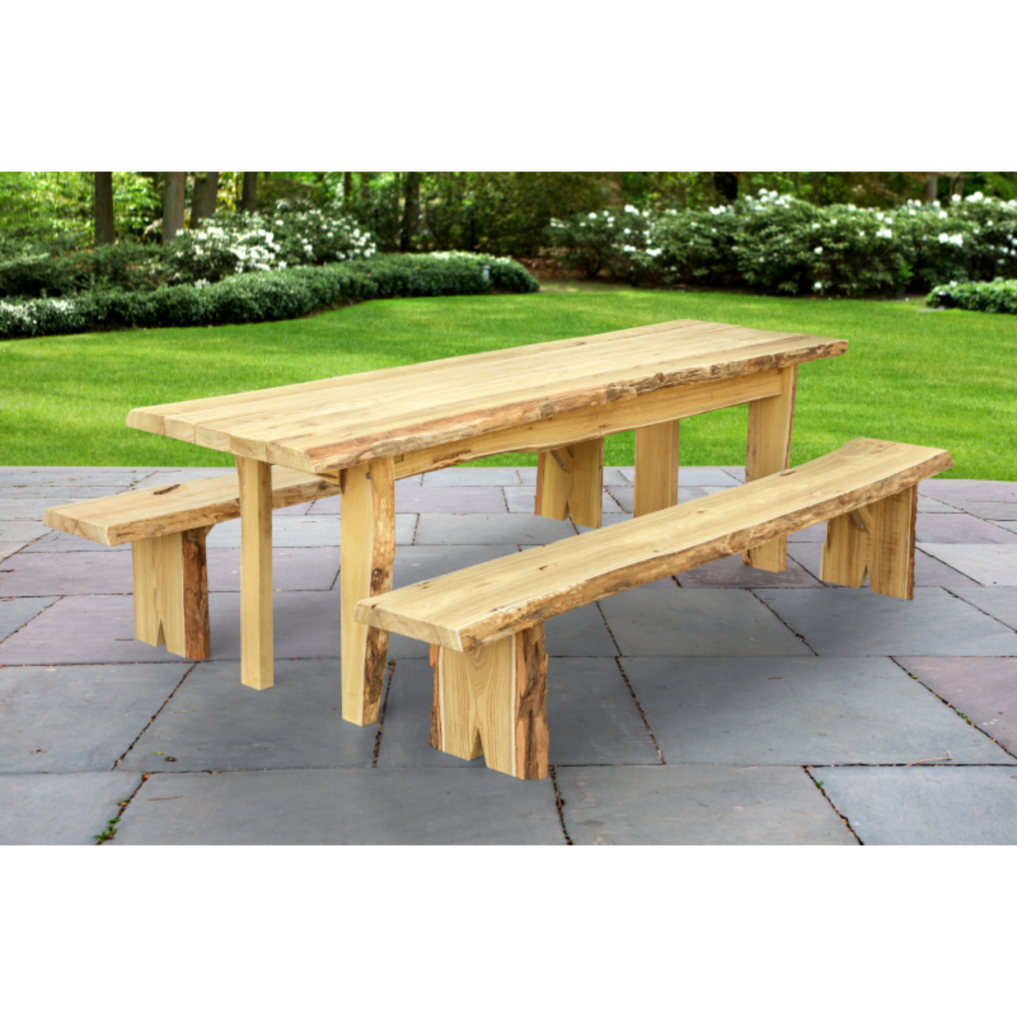 a-l-furniture-6-autumnwood-table-with-2-6-wildwood-benches
