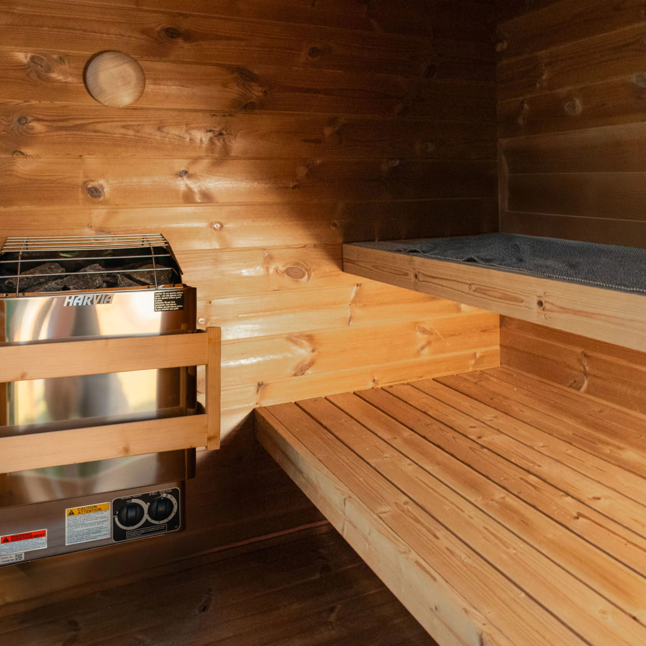 ALEKO Aris 4 Person Thermowood Outdoor Sauna – Estonian Made Scots Pine