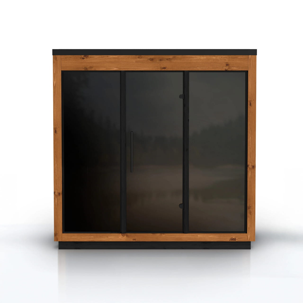 ALEKO Aris 4 Person Thermowood Outdoor Sauna – Estonian Made Scots Pine