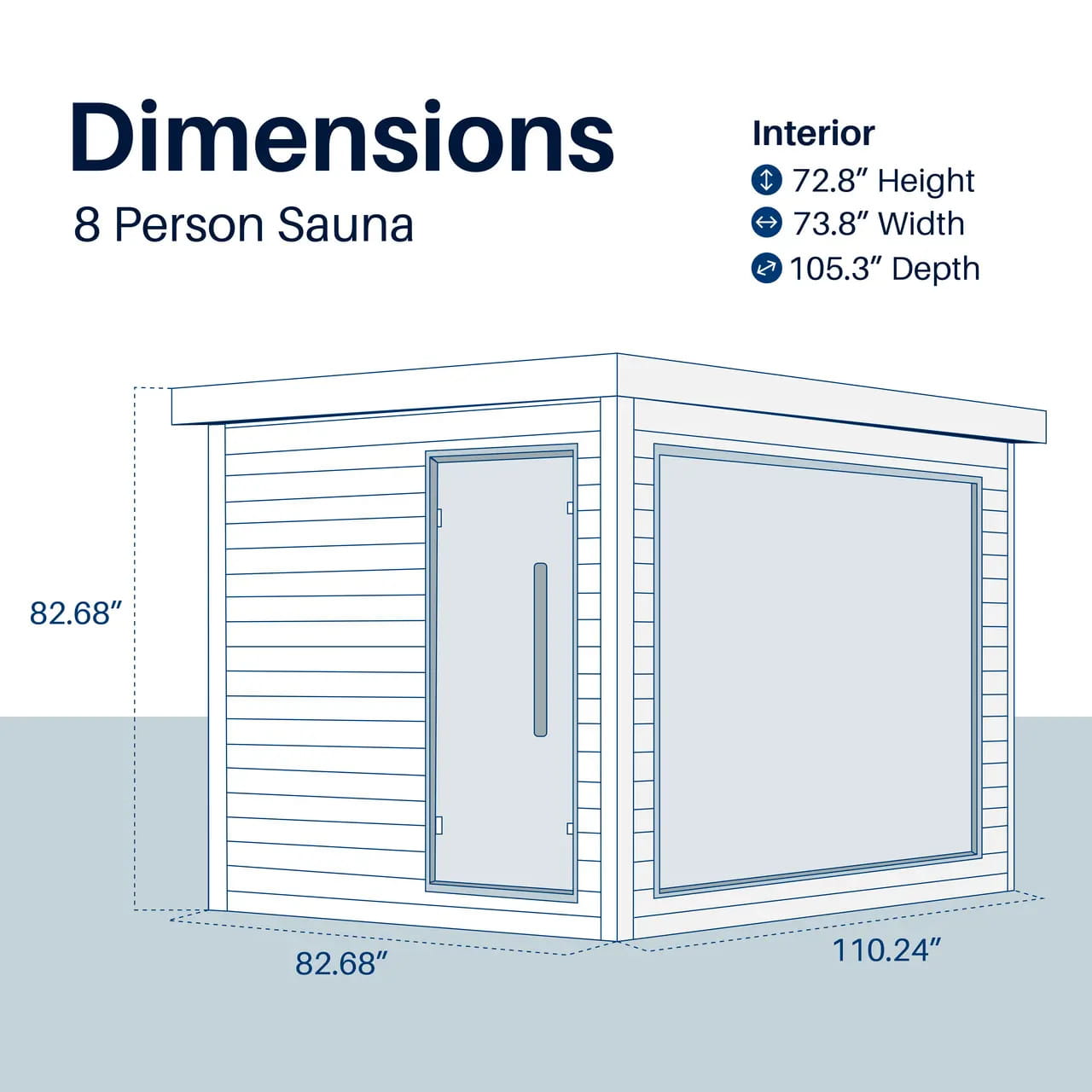 Aleko Camellia 7–8 Person Red Cedar Outdoor Sauna – Harvia & Bluetooth
