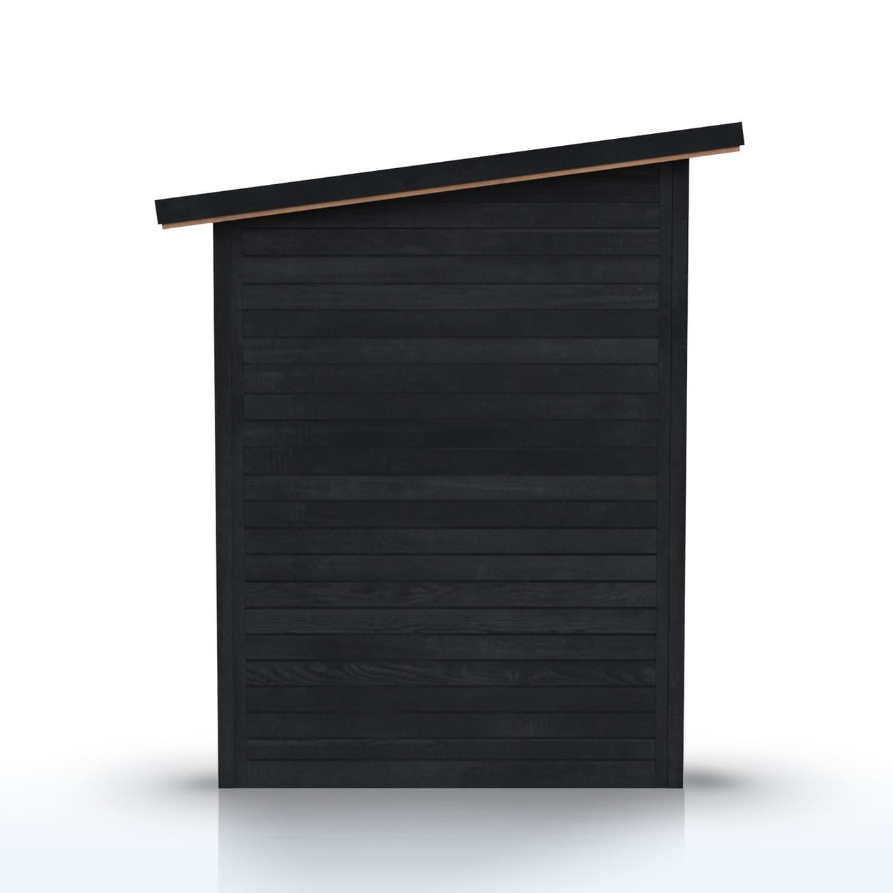 ALEKO Selenia 4 Person Red Cedar Outdoor Sauna – Insulated Walls Black