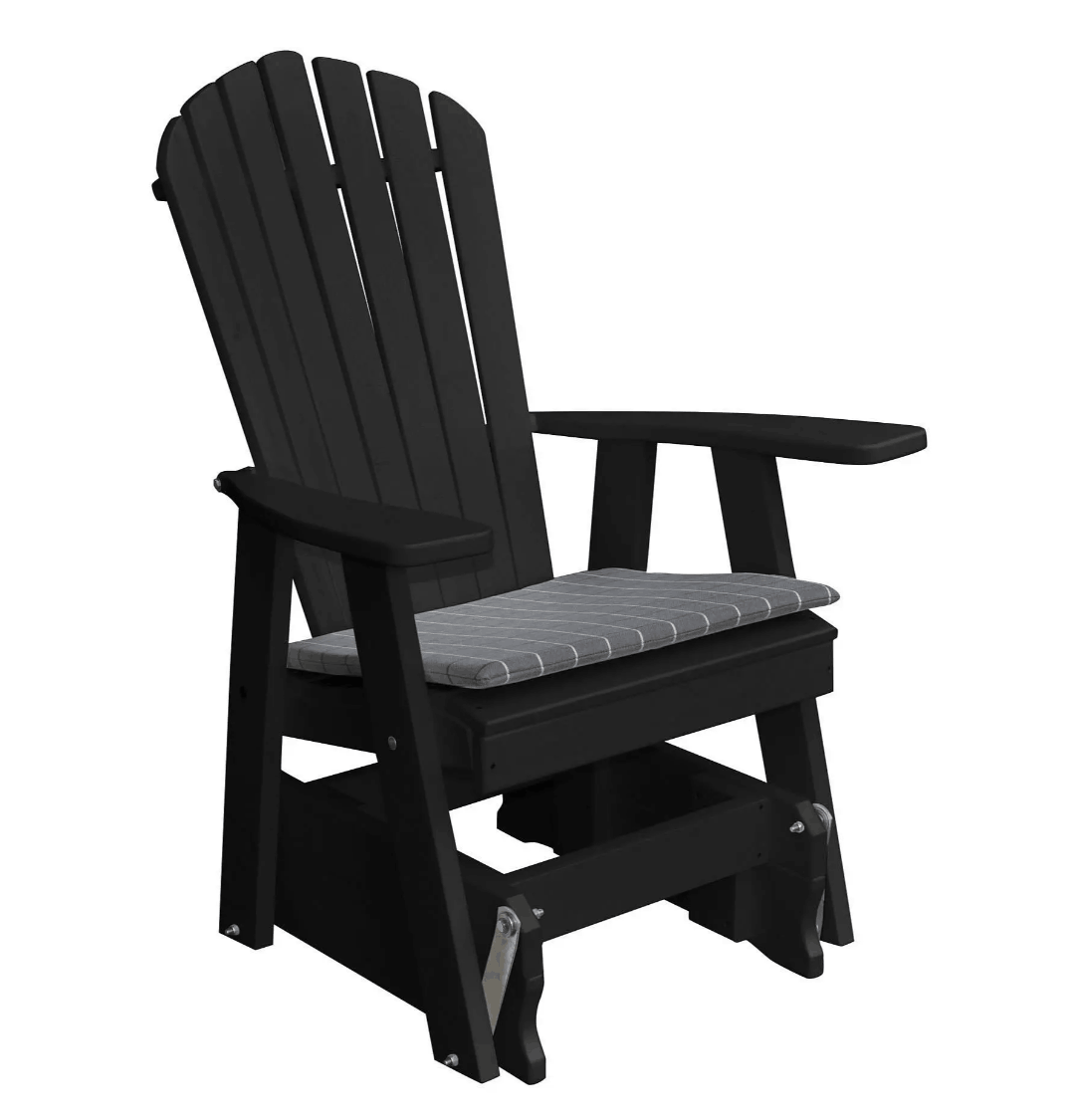 A&L Furniture Poly Adirondack Gliding Chair - Adirondack Glider Chair