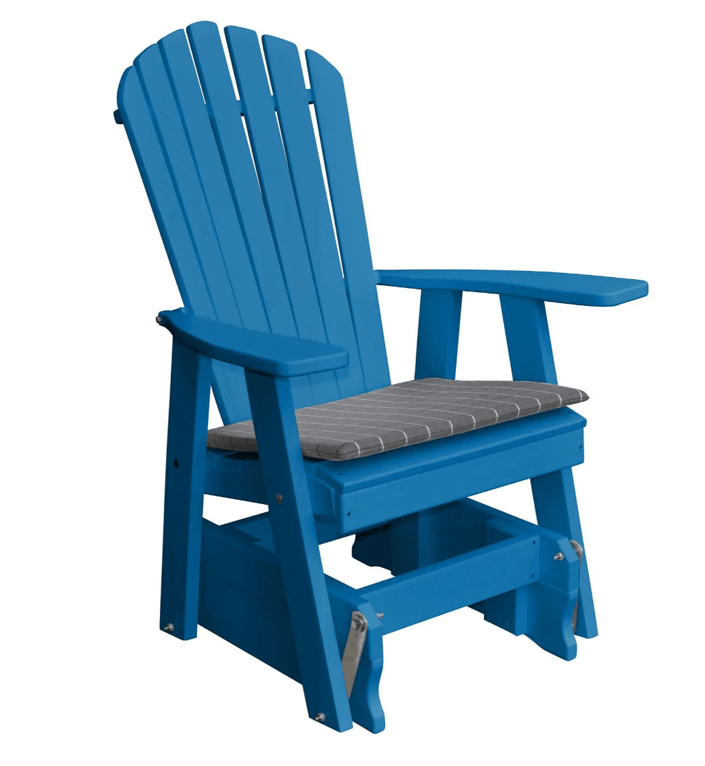 A&L Furniture Poly Adirondack Gliding Chair - Adirondack Glider Chair