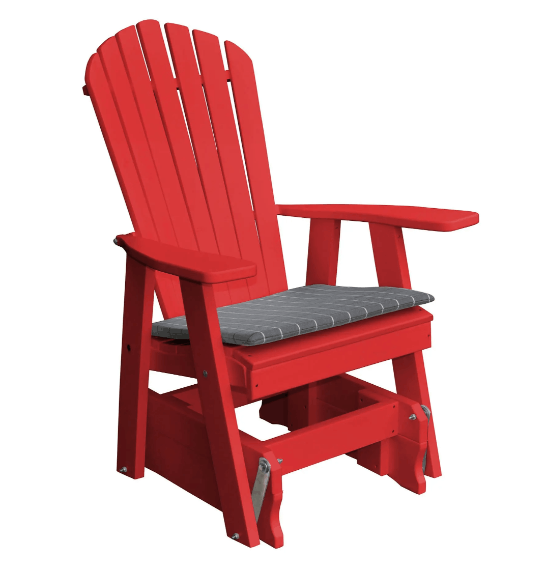 A&L Furniture Poly Adirondack Gliding Chair - Adirondack Glider Chair
