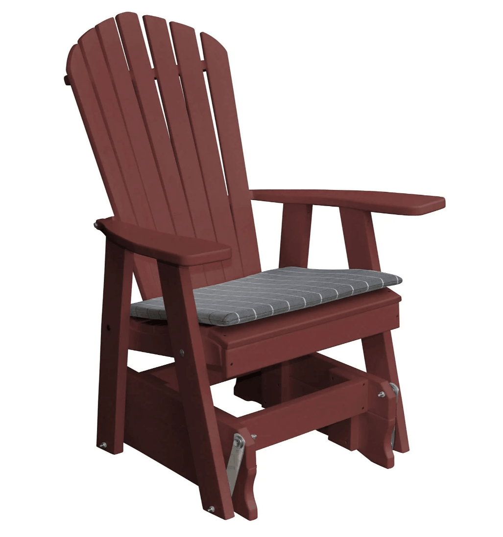 A&L Furniture Poly Adirondack Gliding Chair - Adirondack Glider Chair