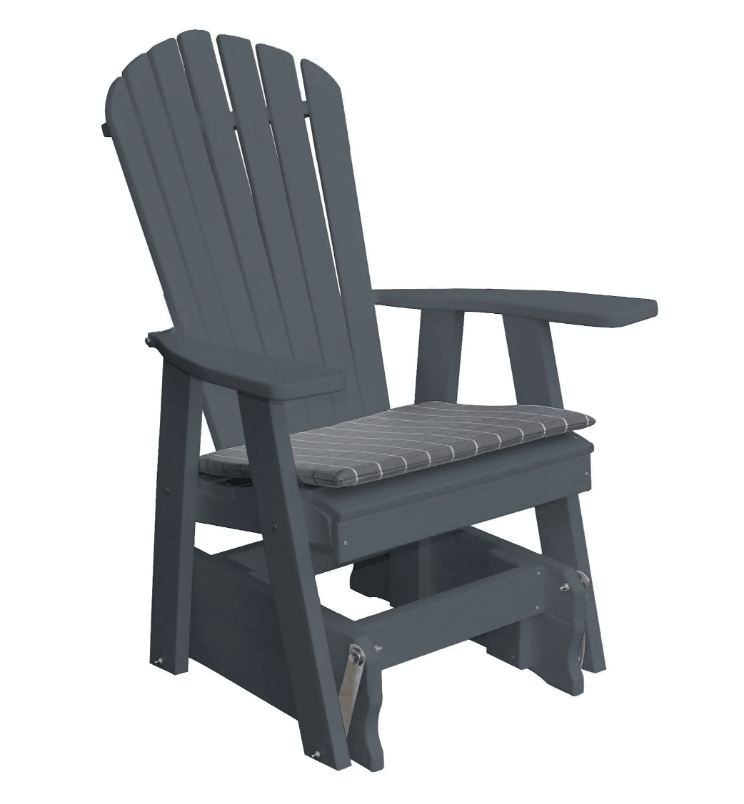 A&L Furniture Poly Adirondack Gliding Chair - Adirondack Glider Chair
