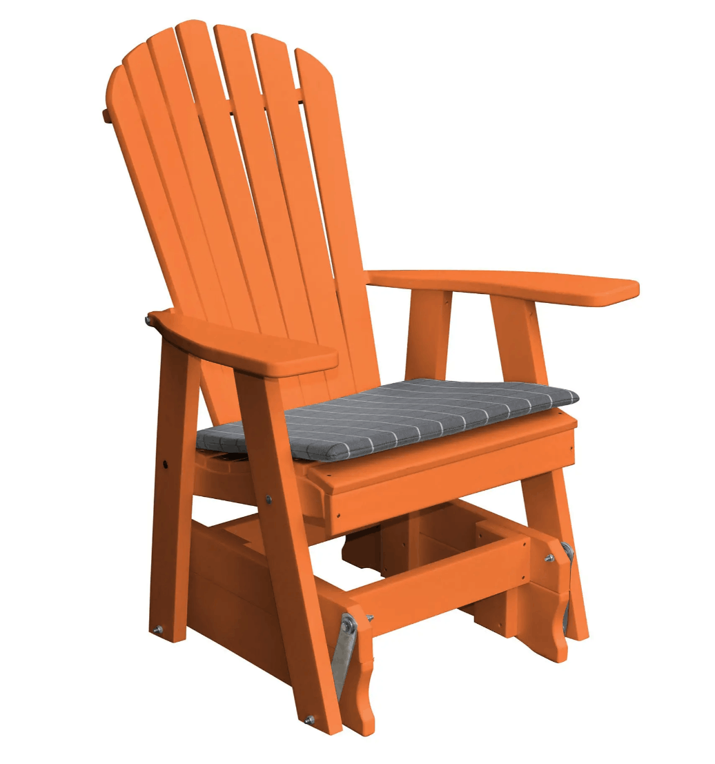 A&L Furniture Poly Adirondack Gliding Chair - Adirondack Glider Chair