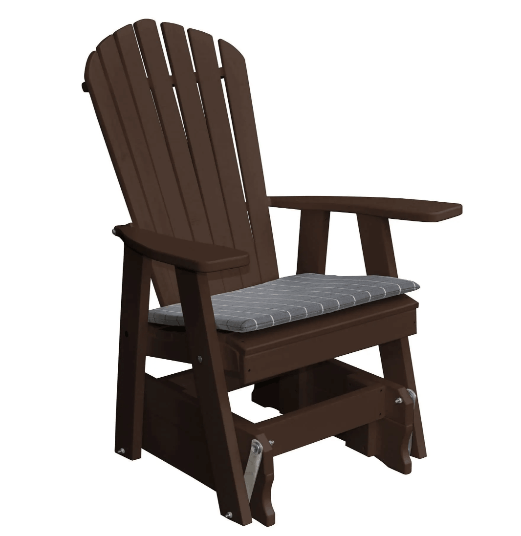A&L Furniture Poly Adirondack Gliding Chair - Adirondack Glider Chair
