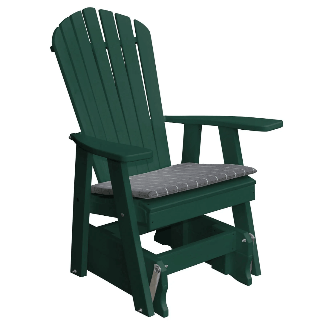 A&L Furniture Poly Adirondack Gliding Chair - Adirondack Glider Chair