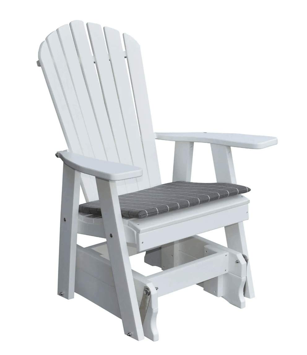 A&L Furniture Poly Adirondack Gliding Chair - Adirondack Glider Chair
