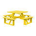 A&L Furniture 44 inch Square Walk-In Table_Yellow