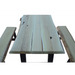 A&L Furniture 4' Ridgemont Table with 2 Benches_Unifinish
