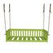 A&L Furniture 75" Deep Seating Mission Swing with Rope Lime