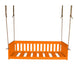 A&L Furniture 75" Deep Seating Mission Swing with Rope Orange