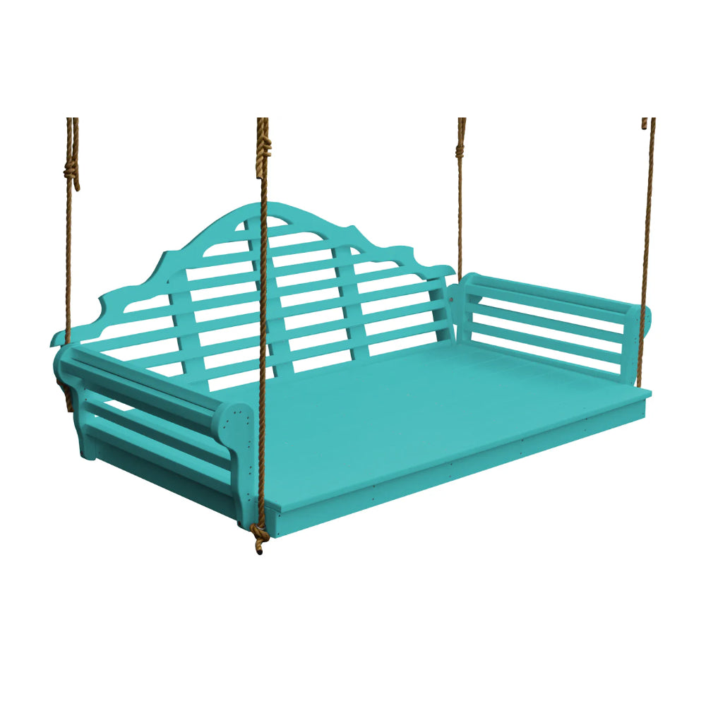 A&L Furniture Poly Marlboro Swingbed Aruba Blue