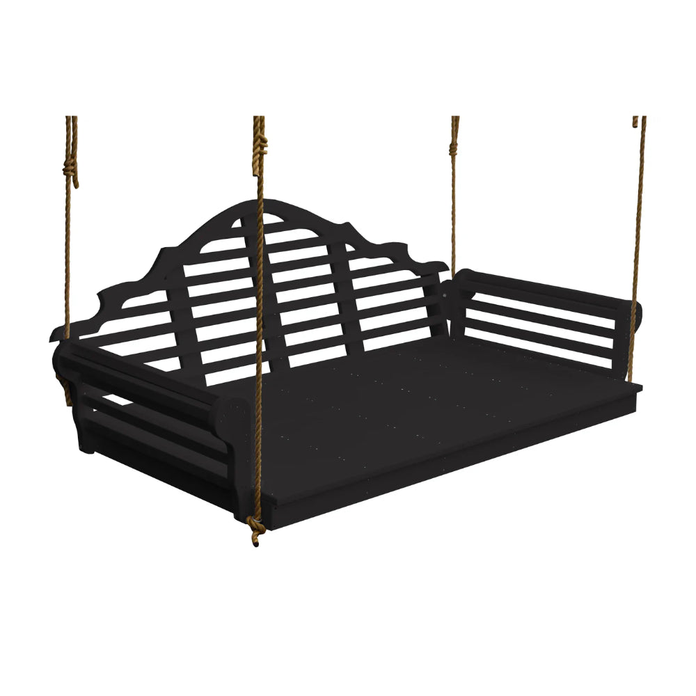 A&L Furniture Poly Marlboro Swingbed Black