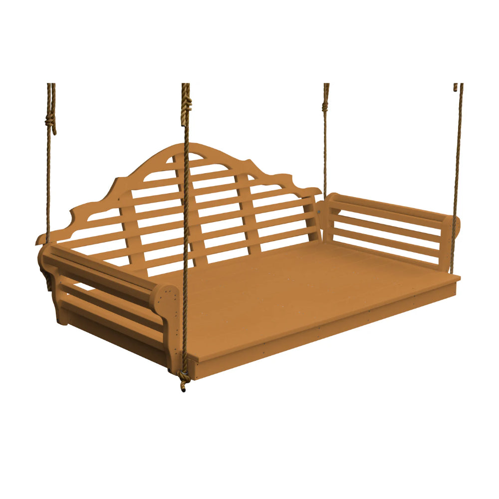 A&L Furniture Poly Marlboro Swingbed Cedar