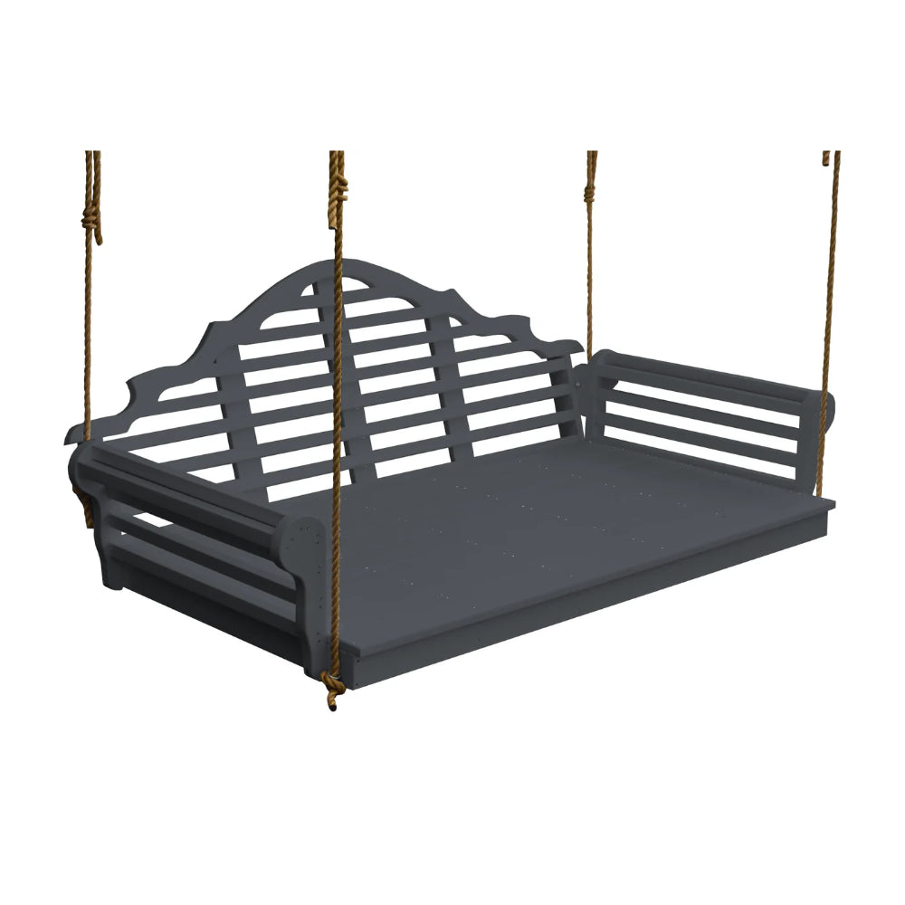 A&L Furniture Poly Marlboro Swingbed Dark Gray