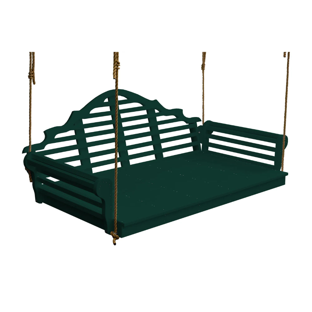 A&L Furniture Poly Marlboro Swingbed Green