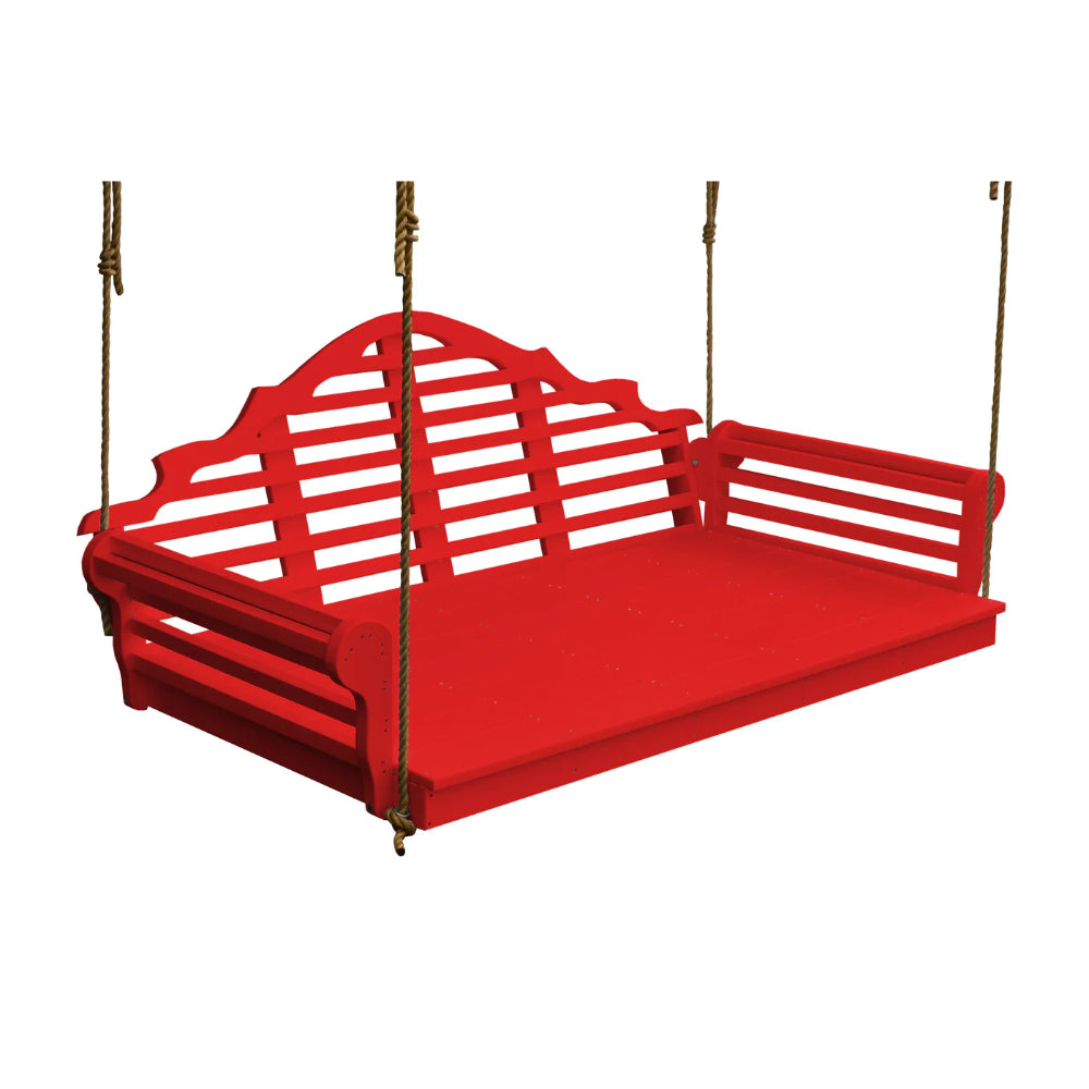 A&L Furniture Poly Marlboro Swingbed Red