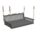 A&L Furniture Poly Royal English Swingbed DarkGray