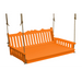 A&L Furniture Poly Royal English Swingbed Orange