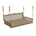 A&L Furniture Poly Royal English Swingbed Weatheredwood