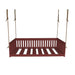 A&L Furniture Twin Mission Hanging Daybed with Rope Cherrywood