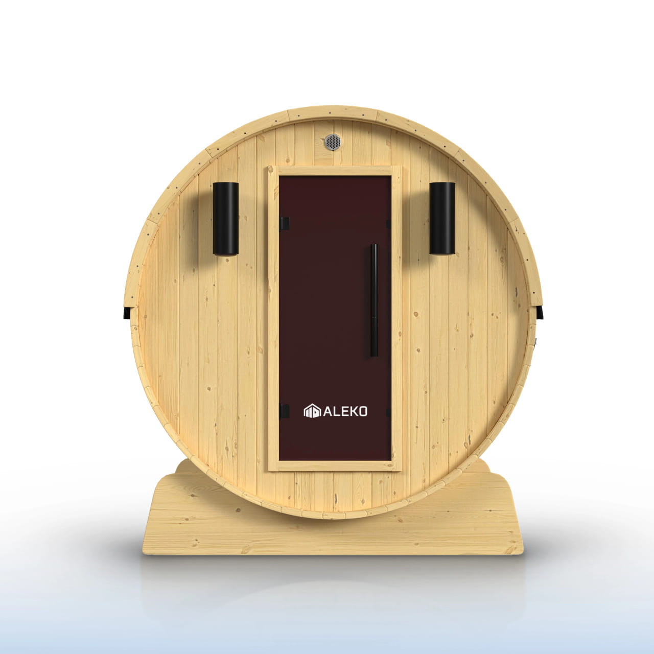 Anémona 3–4 Person Finland Pine Outdoor Barrel Sauna –  Harvia Heater