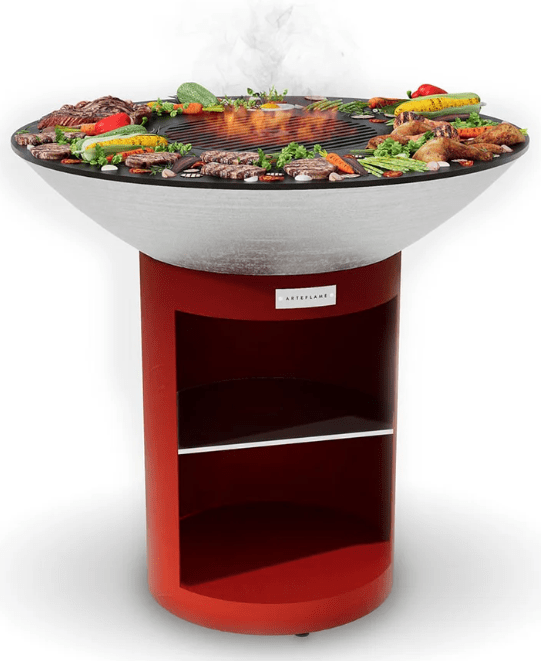 Arteflame Classic 40" Grill Tall Round Base with Storage