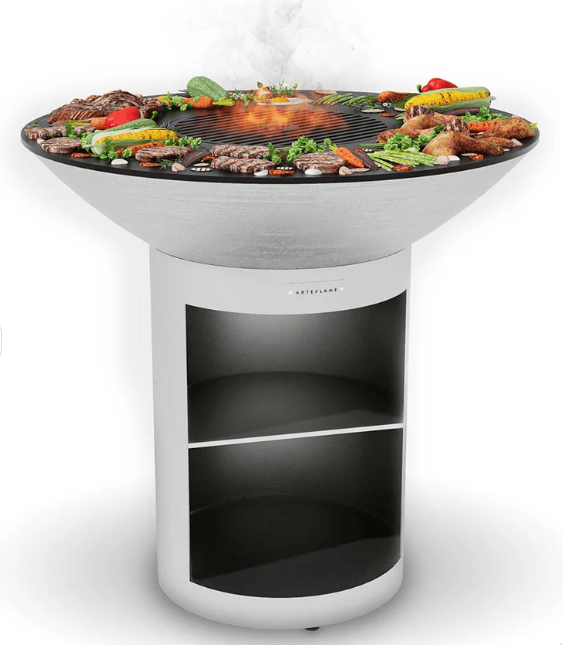 Arteflame Classic 40" Grill Tall Round Base with Storage