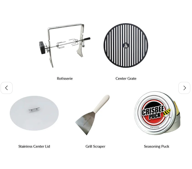 Arteflame Classic 40" fire pit grill 5 piece accessories set