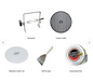 Arteflame Classic 40" fire pit grill 5 piece accessories set