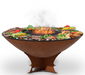Arteflame Classic 40 inch fire pit grill low euro base option