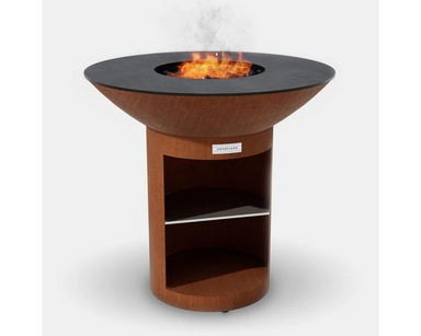 Arteflame Classic 40″ Grill Tall Round Base with Storage