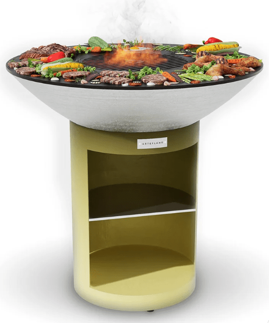 Arteflame Classic 40" Grill Tall Round Base with Storage