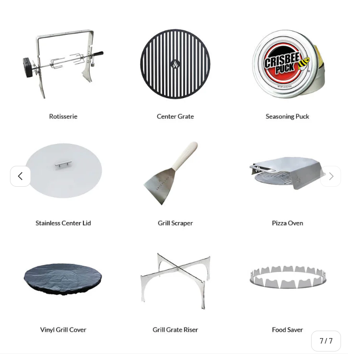 Arteflame Classic 40" fire pit grill 9 piece accessories set
