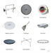 Arteflame Classic 40" fire pit grill 9 piece accessories set
