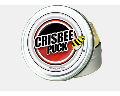 Crisbee Puck 3.25oz cast iron and carbon steel grill seasoning conditioner tin for Arteflame fire pit grills