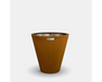 Arteflame One Series 30" Corten Steel Charcoal Grill conical fire bowl with weathered steel finish, unlit top view
