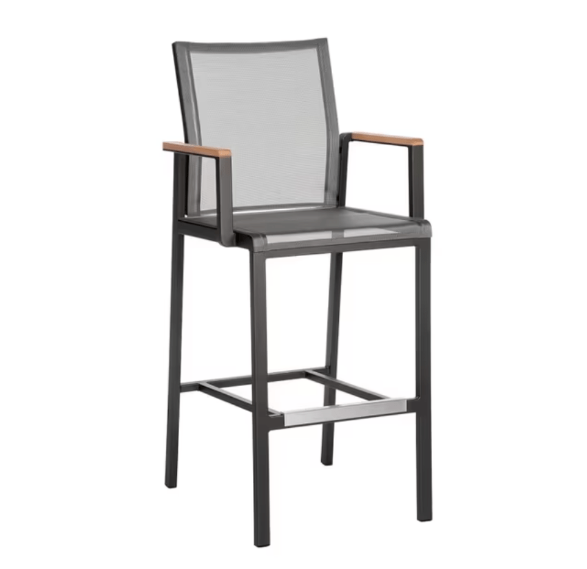 Barlow Tyrie Aura 7-Piece Rectangular Bar-Height Outdoor Dining Set