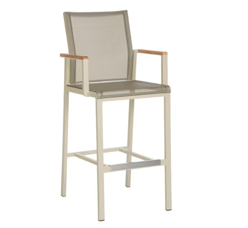 Barlow Tyrie Aura 7-Piece Rectangular Bar-Height Outdoor Dining Set