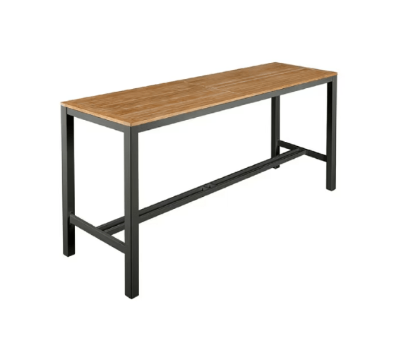 Barlow Tyrie Aura 7-Piece Rectangular Bar-Height Outdoor Dining Set