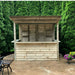 Backyard_bar_unfinished_medium_taverns_to_go_in_front_of_green_trees