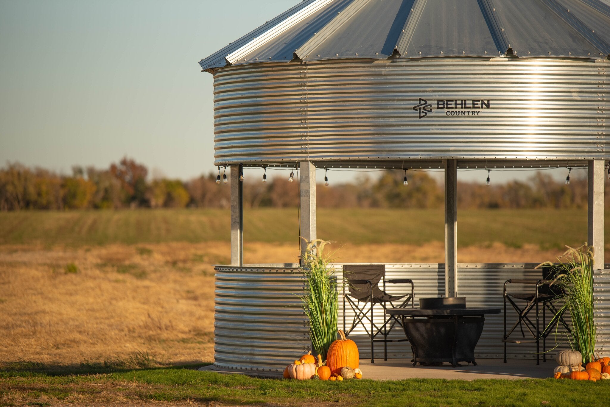 Behlen Country BinVista 15.5 ft Galvanized Steel Grain Bin Gazebo