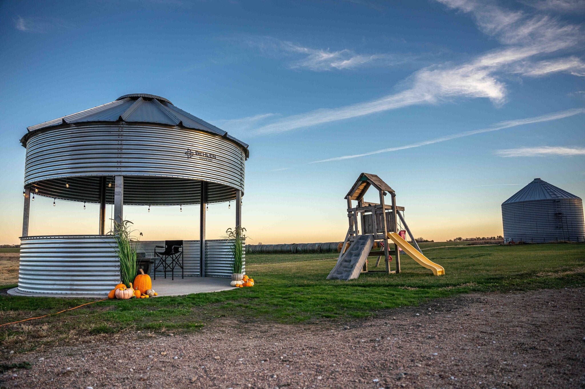 Behlen Country BinVista 15.5 ft Galvanized Steel Grain Bin Gazebo